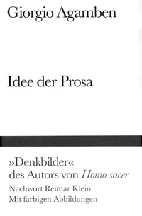Enlarge image Cover: Idee der Prosa - Suhrkamp