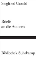 Cover: Briefe an die Autoren - Suhrkamp