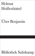 Cover: &Uuml;ber Benjamin - Suhrkamp