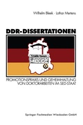 Cover: DDR-Dissertationen - VS Verlag f&uuml;r Sozialwissenschaften