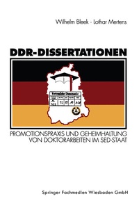 Enlarge image Cover: DDR-Dissertationen - VS Verlag für Sozialwissenschaften