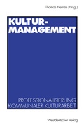 Cover: Kulturmanagement - VS Verlag f&uuml;r Sozialwissenschaften