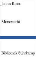 Cover: Monovassi&aacute; - Suhrkamp