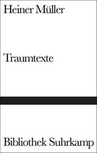 Enlarge image Cover: Traumtexte - Suhrkamp