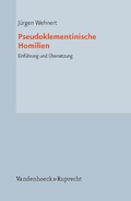 Cover: Pseudoklementinische Homilien - Vandenhoeck & Ruprecht