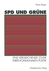 Abbildung von: SPD und Grüne - VS Verlag für Sozialwissenschaften
