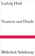 Cover: Nuancen und Details - Suhrkamp