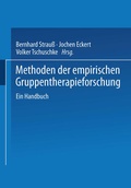 Cover: Methoden der empirischen Gruppentherapieforschung - VS Verlag f&uuml;r Sozialwissenschaften