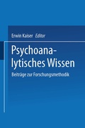 Cover: Psychoanalytisches Wissen - VS Verlag f&uuml;r Sozialwissenschaften