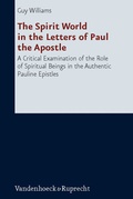 Cover: The Spirit World in the Letters of Paul the Apostle - Vandenhoeck & Ruprecht