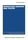 Cover: &Ouml;ffentliche Meinung und Politik - VS Verlag f&uuml;r Sozialwissenschaften