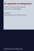 Cover: Et sapienter et eloquenter - Vandenhoeck & Ruprecht