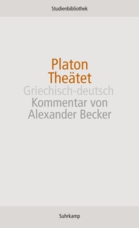 Enlarge image Cover: Theätet - Suhrkamp