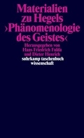 Cover: Materialien zu Hegels &raquo;Ph&auml;nomenologie des Geistes&laquo; - Suhrkamp