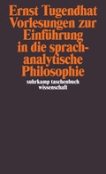 Cover: Vorlesungen zur Einf&uuml;hrung in die sprachanalytische Philosophie - Suhrkamp