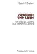 Cover: Schreiben und Lesen - VS Verlag f&uuml;r Sozialwissenschaften