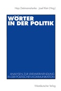 Cover: W&ouml;rter in der Politik - VS Verlag f&uuml;r Sozialwissenschaften