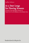 Cover: As a Deer Longs for Flowing Streams - Vandenhoeck & Ruprecht