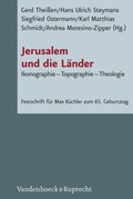 Cover: Jerusalem und die L&auml;nder - Vandenhoeck & Ruprecht