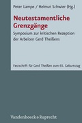 Cover: Neutestamentliche Grenzg&auml;nge - Vandenhoeck & Ruprecht