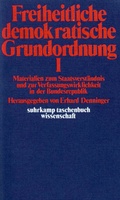 Cover: Freiheitliche demokratische Grundordnung - Suhrkamp