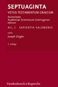 Cover: Septuaginta. Band 12,1 - Vandenhoeck & Ruprecht