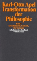 Cover: Transformation der Philosophie - Suhrkamp