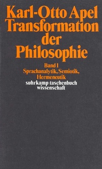 Enlarge image Cover: Transformation der Philosophie - Suhrkamp