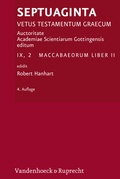 Cover: Septuaginta. Band 9,2 - Vandenhoeck & Ruprecht
