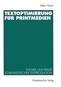 Enlarge image Cover: Textoptimierung für Printmedien - VS Verlag für Sozialwissenschaften
