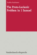 Cover: The Proto-Lucianic Problem in 1 Samuel - Vandenhoeck & Ruprecht