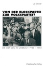 Cover: Von der Blockpartei zur Volkspartei? - VS Verlag f&uuml;r Sozialwissenschaften