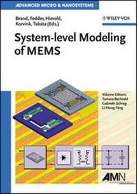 Enlarge image Cover: System-level Modeling of MEMS - Wiley-VCH