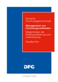 Cover: Management von Forschungsverb&uuml;nden - M&ouml;glichkeiten der Professionalisierung und Unterst&uuml;tzung - Wiley-VCH