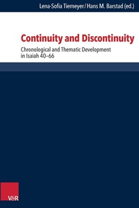 Enlarge image Cover: Continuity and Discontinuity - Vandenhoeck & Ruprecht