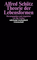 Cover: Theorie der Lebensformen - Suhrkamp