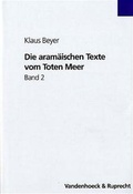 Cover: Die aram&auml;ischen Texte vom Toten Meer Band 2 - Vandenhoeck & Ruprecht