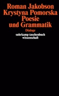 Cover: Poesie und Grammatik - Suhrkamp