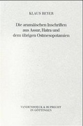 Cover: Die aram&auml;ischen Inschriften aus Assur, Hatra und dem &uuml;brigen Ostmesopotamien - Vandenhoeck & Ruprecht