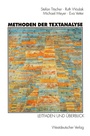 Cover: Methoden der Textanalyse - VS Verlag f&uuml;r Sozialwissenschaften