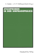 Cover: Stichproben in der Umfragepraxis - VS Verlag f&uuml;r Sozialwissenschaften