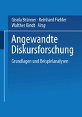 Cover: Angewandte Diskursforschung - VS Verlag f&uuml;r Sozialwissenschaften