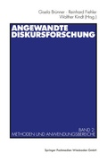 Cover: Angewandte Diskursforschung - VS Verlag f&uuml;r Sozialwissenschaften