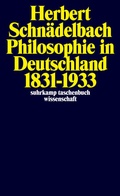 Cover: Philosophie in Deutschland 1831-1933 - Suhrkamp