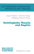 Cover: Soziologische Theorie und Empirie - VS Verlag f&uuml;r Sozialwissenschaften