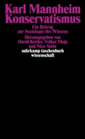 Cover: Konservatismus - Suhrkamp
