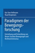 Cover: Paradigmen der Bewegungsforschung - VS Verlag f&uuml;r Sozialwissenschaften