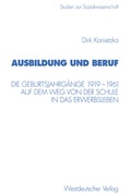 Cover: Ausbildung und Beruf - VS Verlag f&uuml;r Sozialwissenschaften