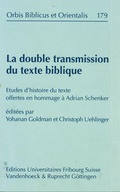Cover: La double transmission du texte biblique - Vandenhoeck & Ruprecht