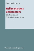 Cover: Hellenistisches Christentum - Vandenhoeck & Ruprecht